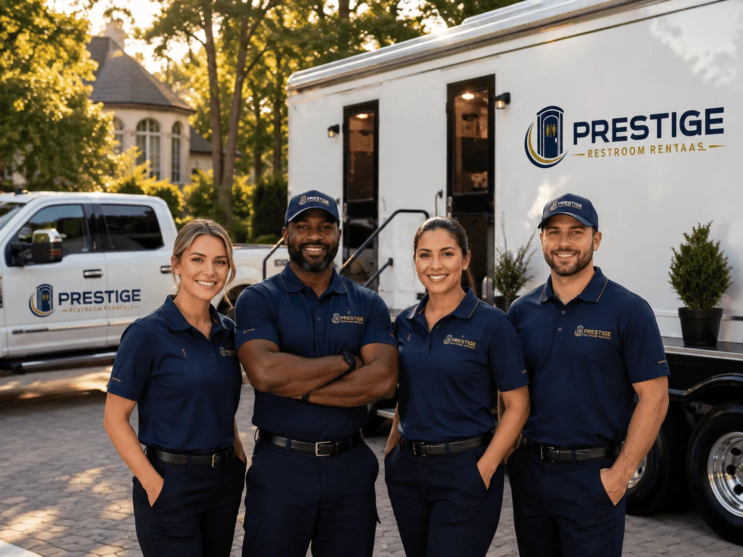 Trusted Luxury Portable Restrooms company in Bluffs, IL